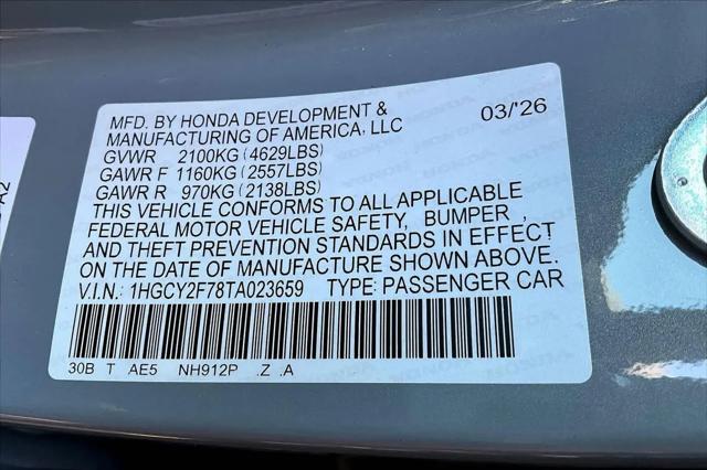 2026 Honda Accord Sedan Sport-L