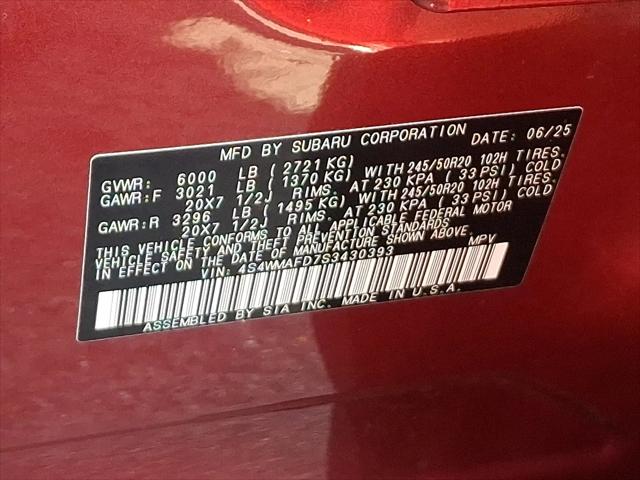 2025 Subaru Ascent Onyx Edition 7-Passenger