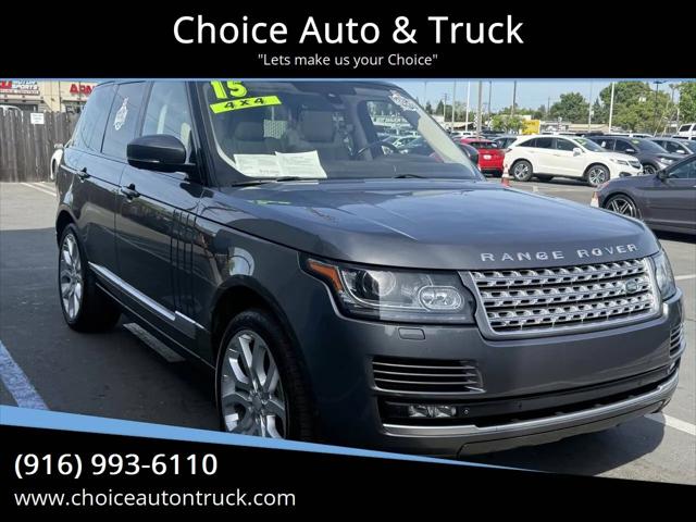 2015 Land Rover Range Rover 5.0L V8 Supercharged for sale in Sacramento, CA