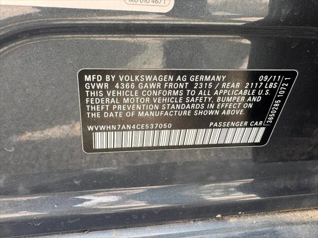 2012 Volkswagen CC Lux