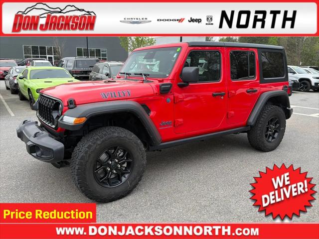 2025 Jeep Wrangler 4xe Willys 4xe for sale in Cumming, GA