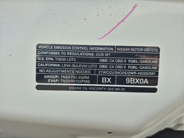 2026 Nissan Frontier Crew Cab SV 4x2