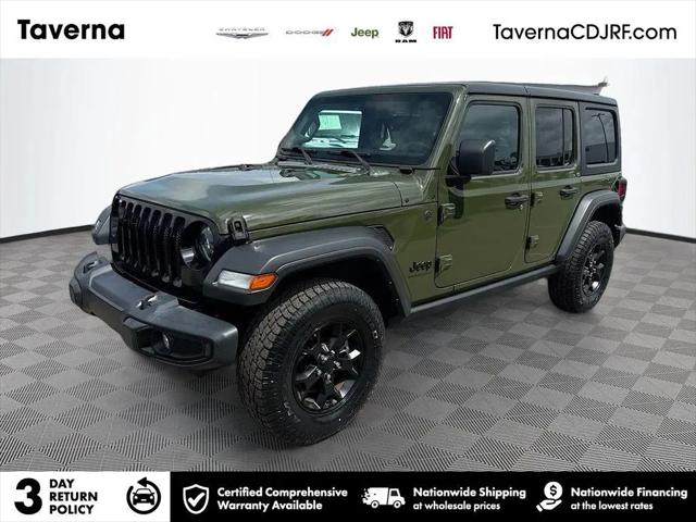 2023 Jeep Wrangler 4-Door Willys 4x4 for sale in Plantation, FL