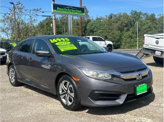 2016 Honda Civic LX for sale in Redding, CA
