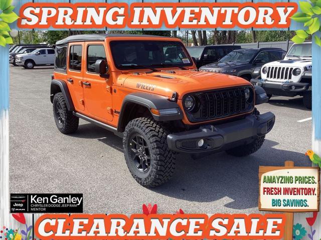 2026 Jeep Wrangler WRANGLER 4-DOOR WILLYS 2026 Jeep Wrangler WRANGLER 4-DOOR WILLYS