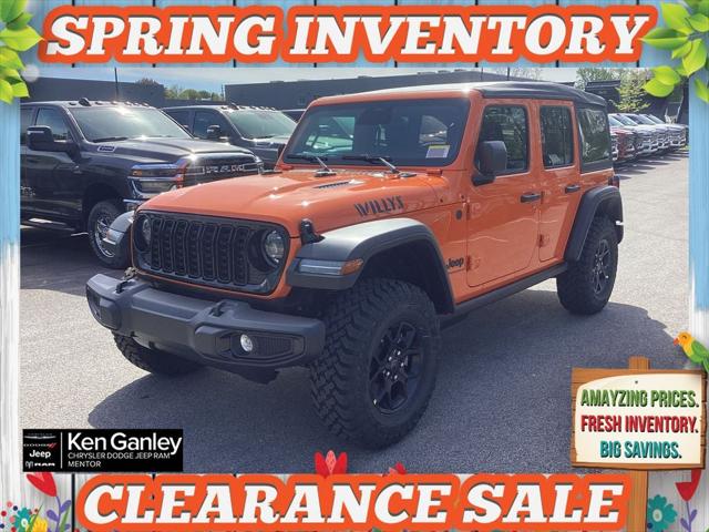 2026 Jeep Wrangler WRANGLER 4-DOOR WILLYS 2026 Jeep Wrangler WRANGLER 4-DOOR WILLYS