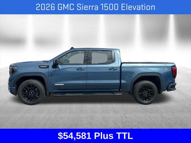 2026 GMC Sierra 1500 Crew Cab, Short Bed, Elevation, 4WD