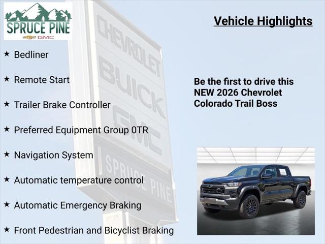 2026 Chevrolet Colorado Trail Boss, 4WD