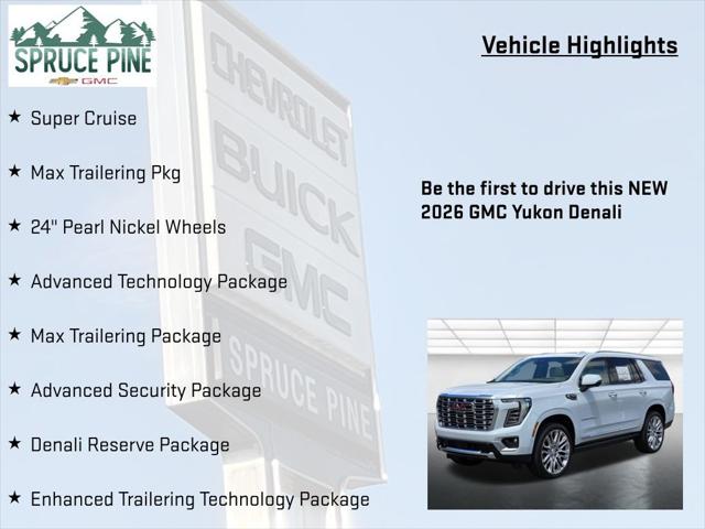 2026 GMC Yukon 4WD Denali