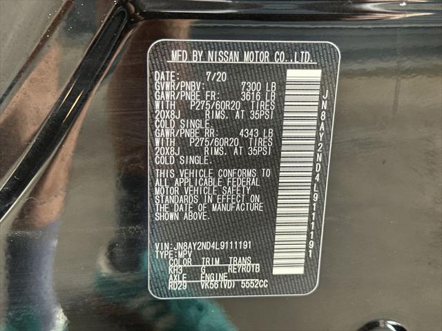 2020 Nissan Armada SL 2WD