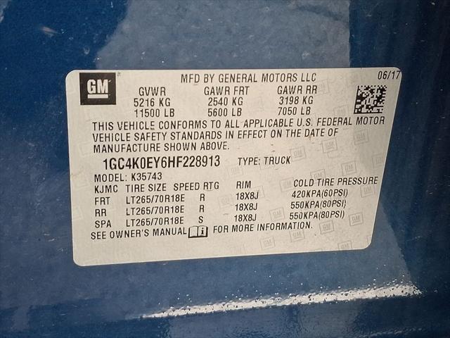 2017 Chevrolet Silverado 3500HD LTZ