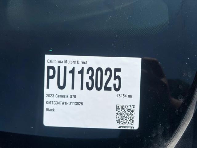2023 Genesis G70 2.0T AWD
