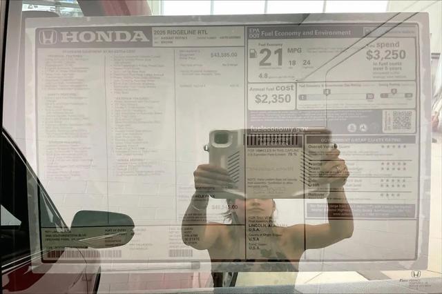 2026 Honda Ridgeline RTL