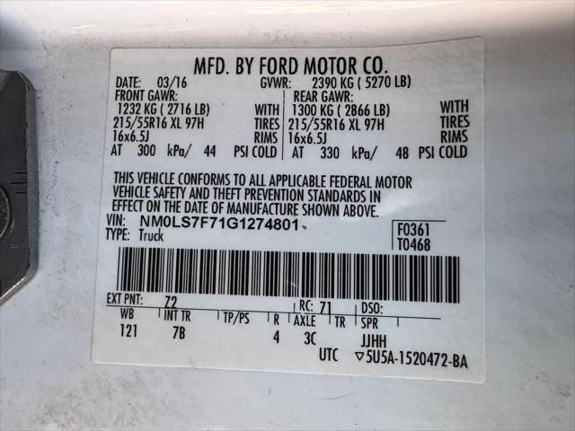 2016 Ford Transit Connect XLT
