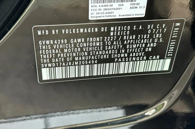 2018 Volkswagen Jetta 1.8T SE Sport