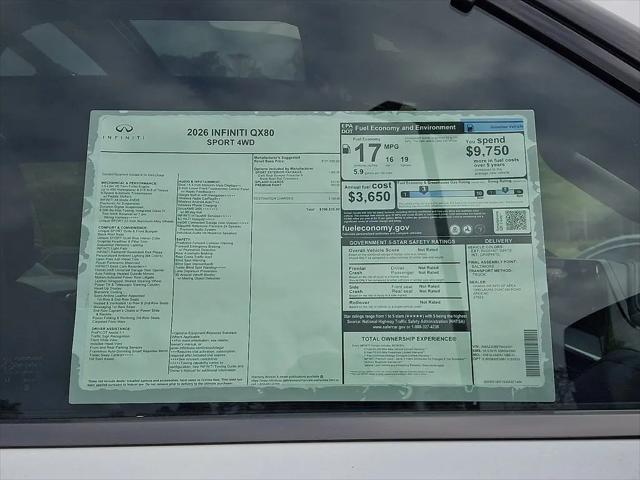 2026 INFINITI QX80 SPORT AWD