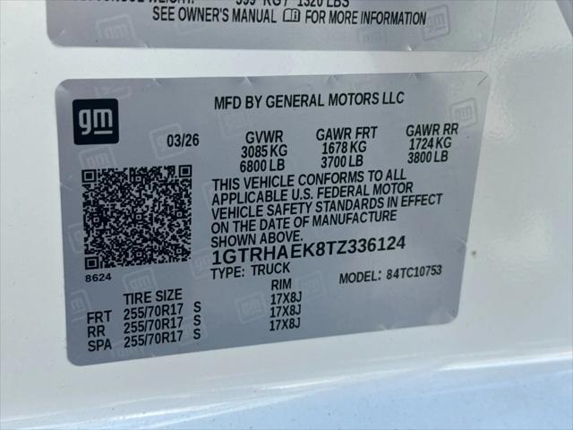 2026 GMC Sierra 1500 Double Cab, Standard Bed, Pro, RWD