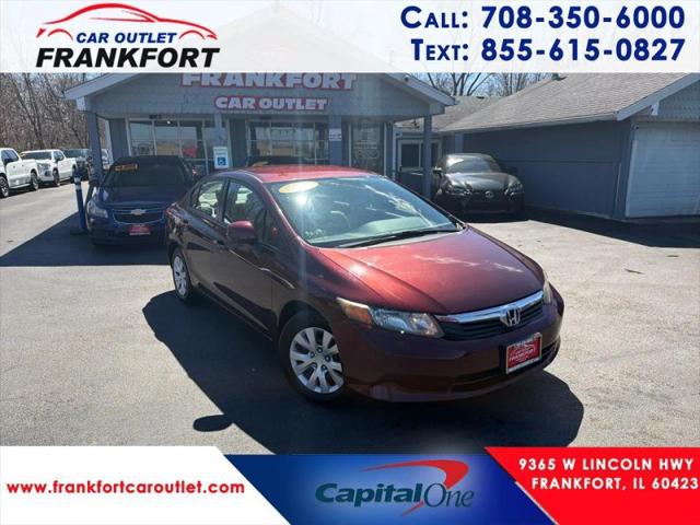 2012 Honda Civic LX for sale in Frankfort, IL