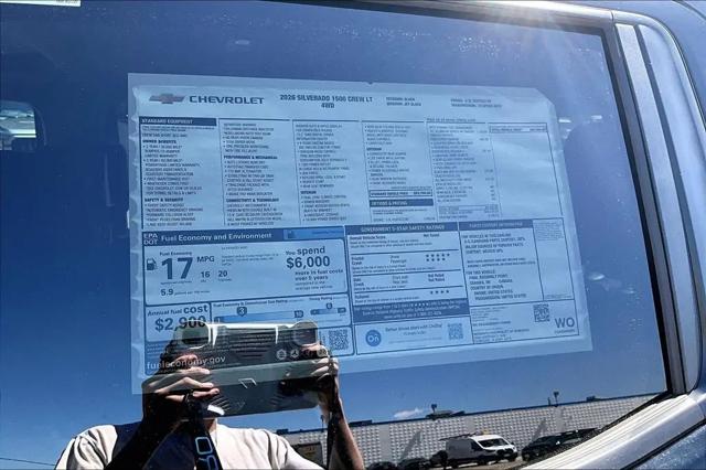 2026 Chevrolet Silverado 1500 4WD Crew Cab Standard Bed LT