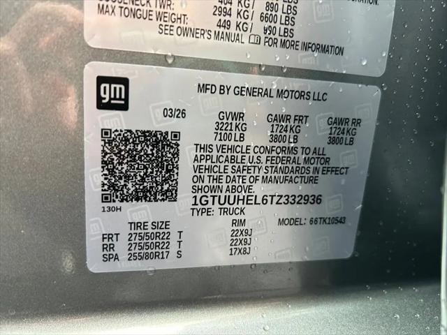 2026 GMC Sierra 1500 Crew Cab, Short Bed, Denali Ultimate, 4WD