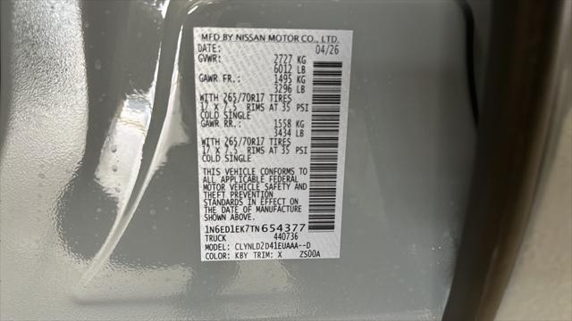 2026 Nissan Frontier Crew Cab PRO-4X 4x4