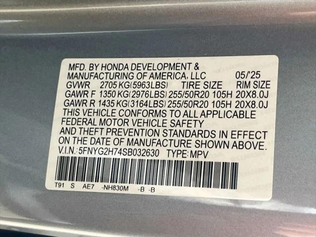 2025 Honda Pilot Touring