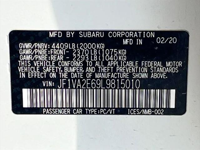 2020 Subaru WRX STI STI