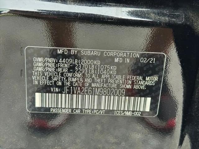 2021 Subaru WRX STI STI