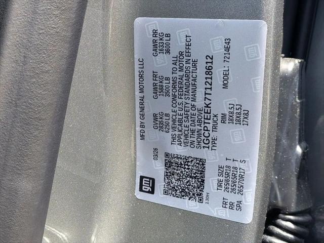 2026 Chevrolet Colorado Trail Boss, 4WD