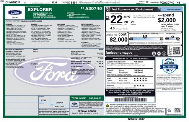 2023 Ford Explorer XLT