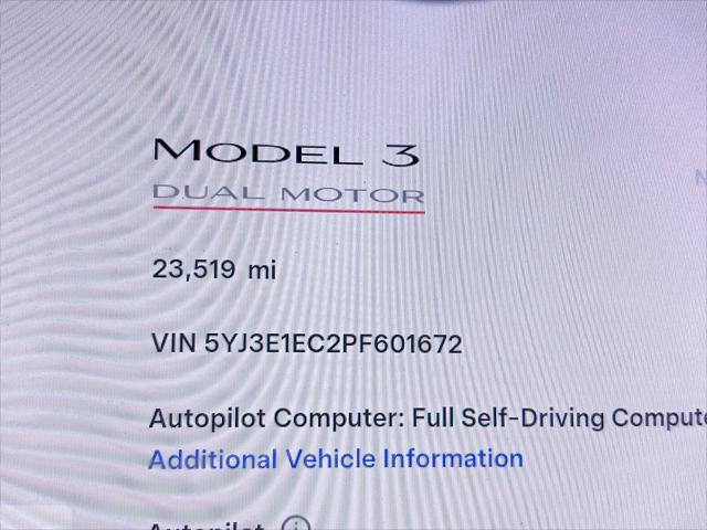 2023 Tesla Model 3 Performance Dual Motor All-Wheel Drive