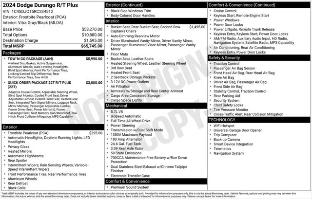 2024 Dodge Durango R/T Plus AWD