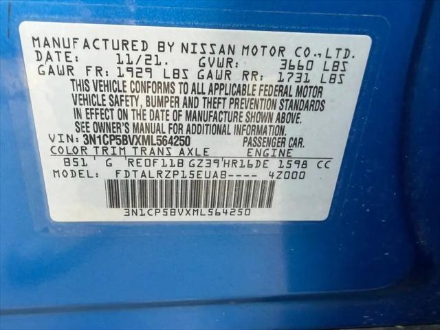 2021 Nissan Kicks S Xtronic CVT