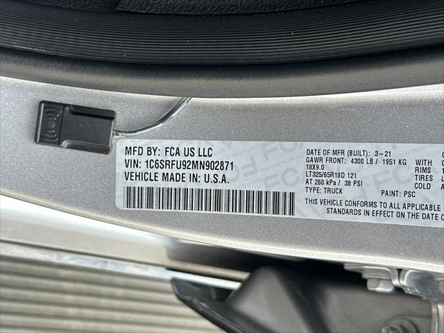 2021 Ram 1500 TRX Crew Cab 4x4 5'7" Box