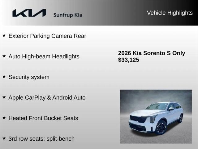 2026 Kia Sorento S