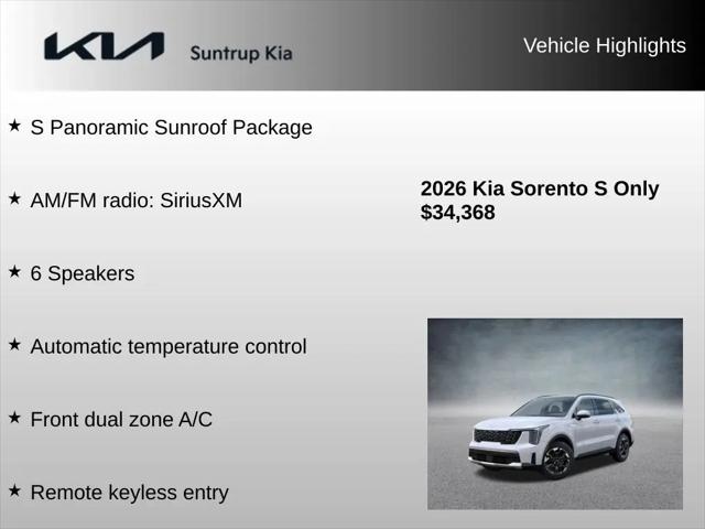 2026 Kia Sorento S