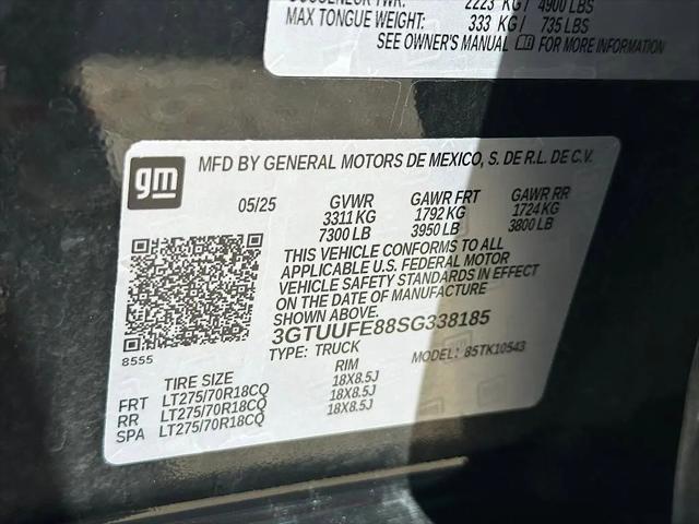 2025 GMC Sierra 1500 4WD Crew Cab Short Box AT4X