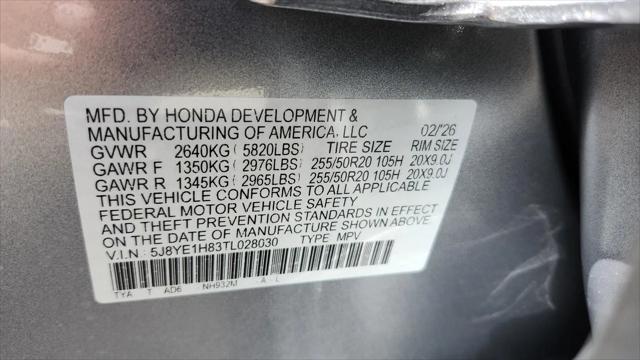 2026 Acura MDX Advance Package