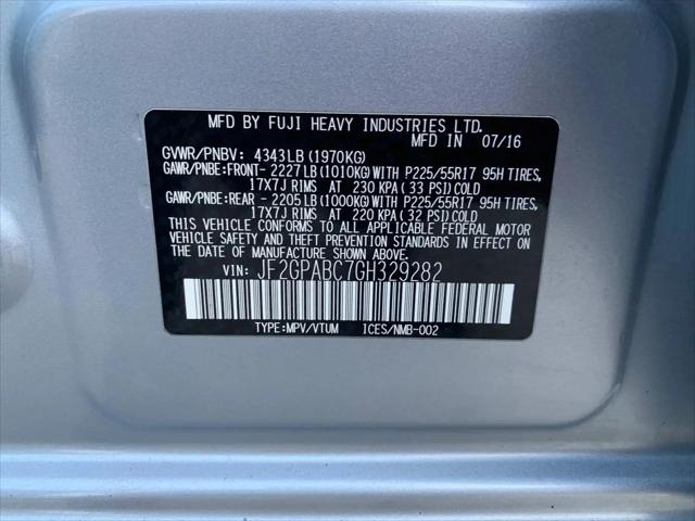2016 Subaru Crosstrek 2.0i Premium