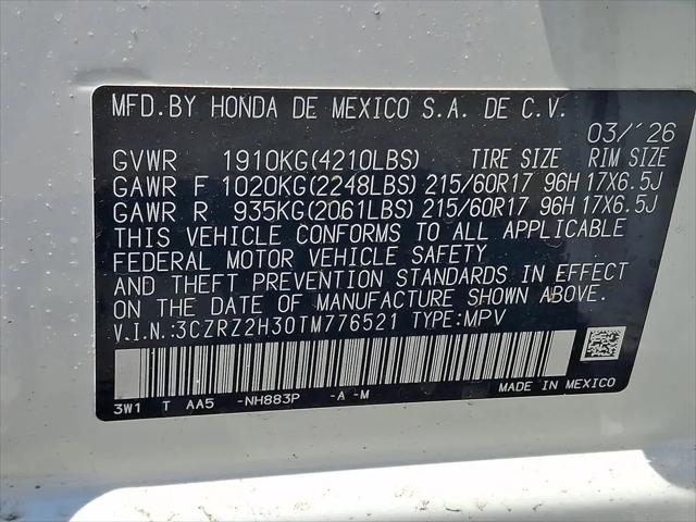 2026 Honda HR-V AWD LX