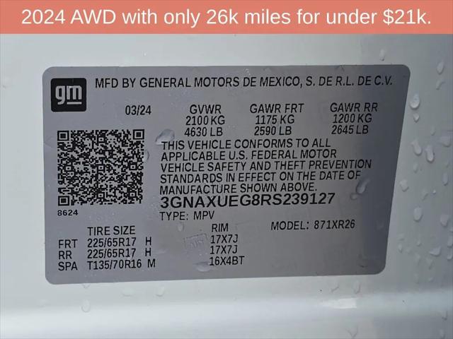 2024 Chevrolet Equinox AWD LT