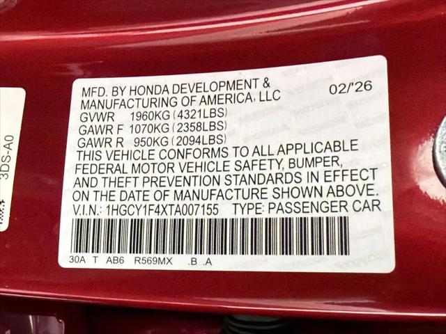 2026 Honda Accord Sedan SE