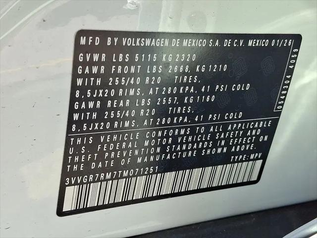 2026 Volkswagen Tiguan SE R-Line Black