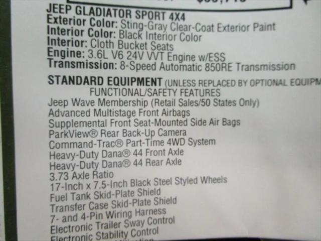 2021 Jeep Gladiator Sport