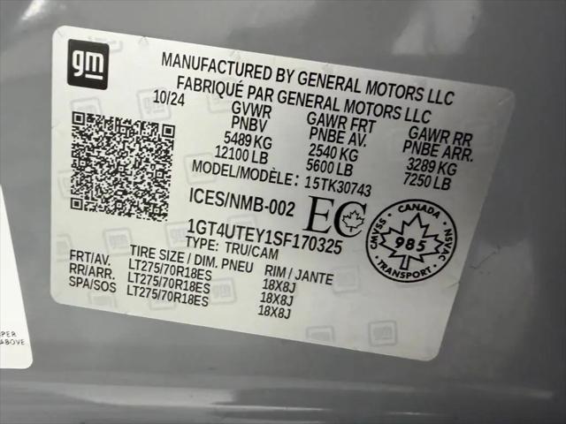 2025 GMC Sierra 3500HD Crew Cab, Standard Bed, SLE, 4WD