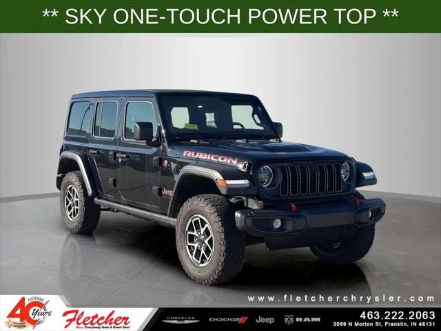 2025 Jeep Wrangler 4-Door Rubicon 4x4 for sale in Franklin, IN