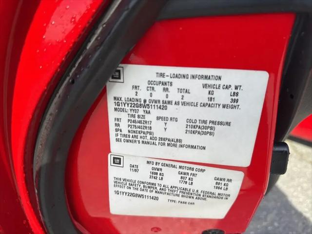 1998 Chevrolet Corvette Base