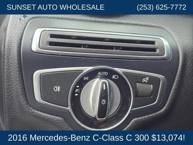 2016 Mercedes-Benz C-CLASS C 300 4MATIC