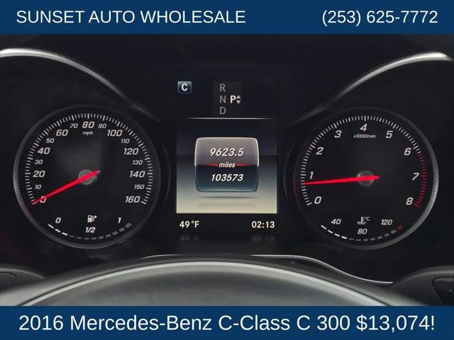 2016 Mercedes-Benz C-CLASS C 300 4MATIC