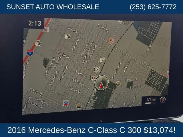 2016 Mercedes-Benz C-CLASS C 300 4MATIC